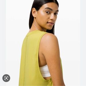 LuluLemon All Yours Tank Top Yellow Pear